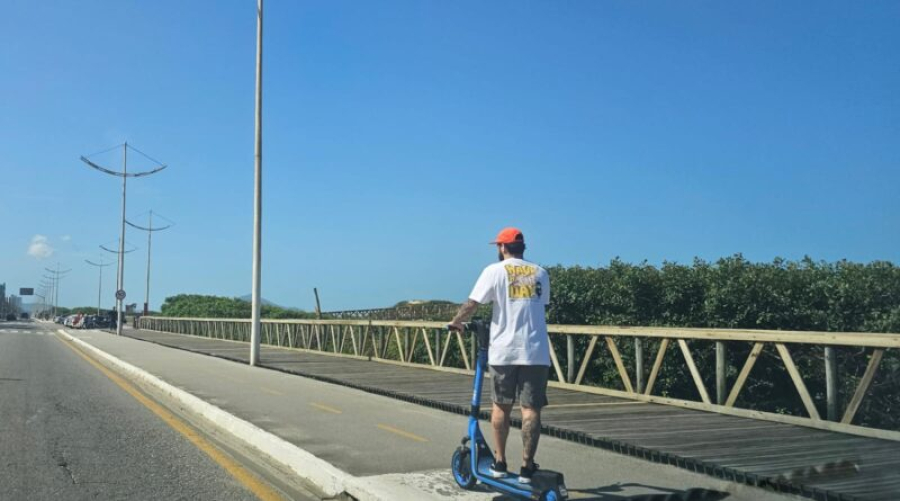 Patinetes elétricos chegam a Navegantes 